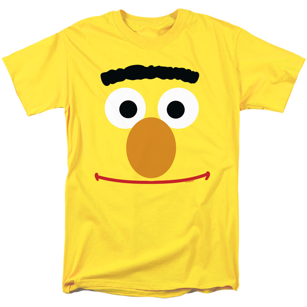 SESAME STREET/BERT FACE - S/S ADULT 18/1 - YELLOW