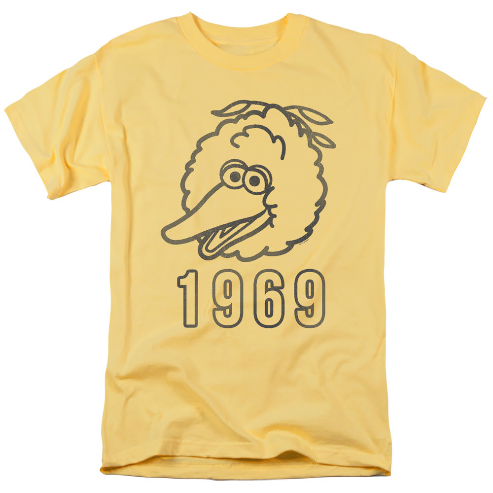 SESAME STREET/BIG BIRD 1969 - S/S ADULT 18/1 - BANANA