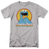 SESAME STREET/COOKIE MONSTER LAYERS - S/S ADULT 18/1 - ATHLETIC HEATHER