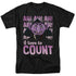 SESAME STREET/THE COUNT AH! AH! AH! - S/S ADULT 18/1 - BLACK