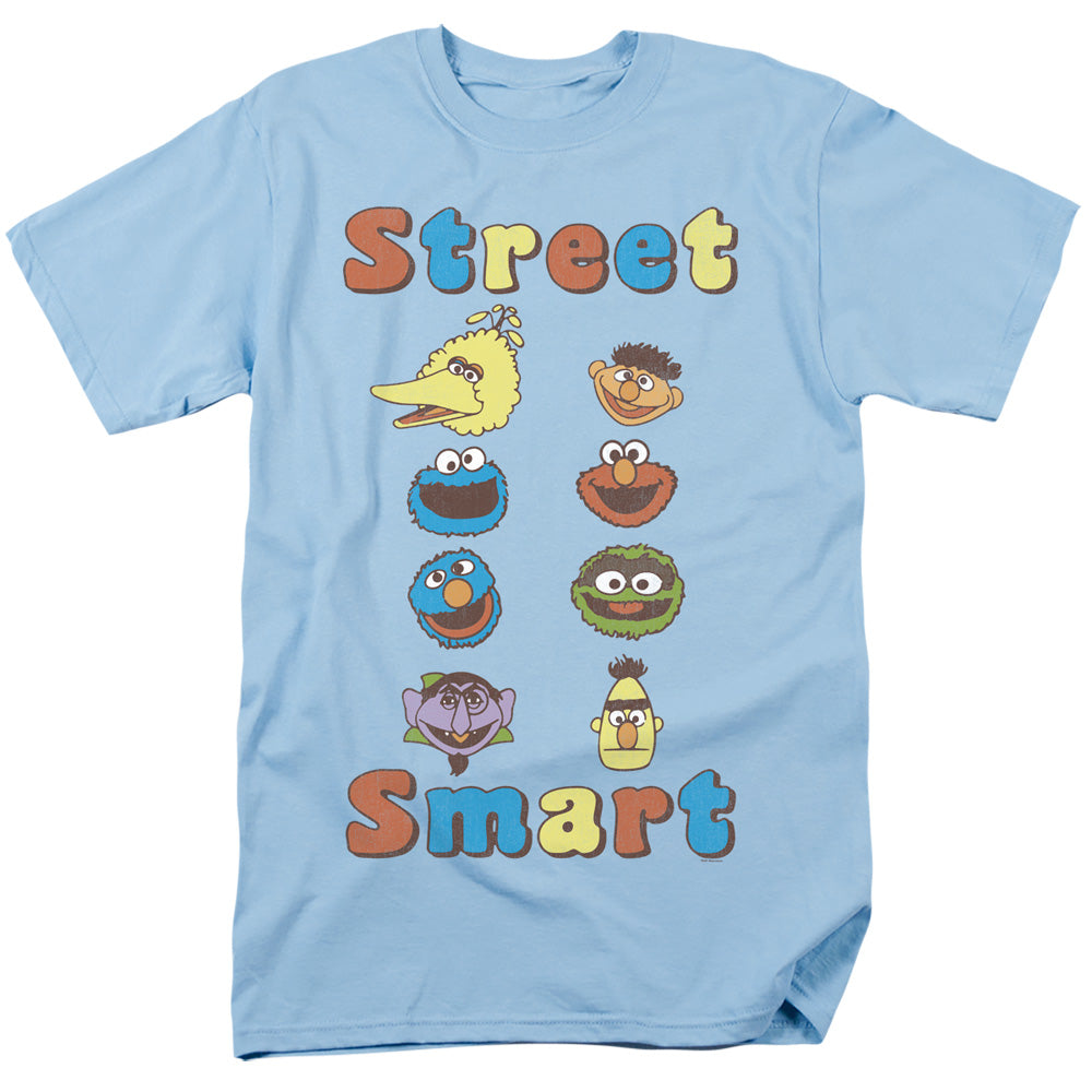 SESAME STREET/STREET SMART - S/S ADULT 18/1 - LIGHT BLUE