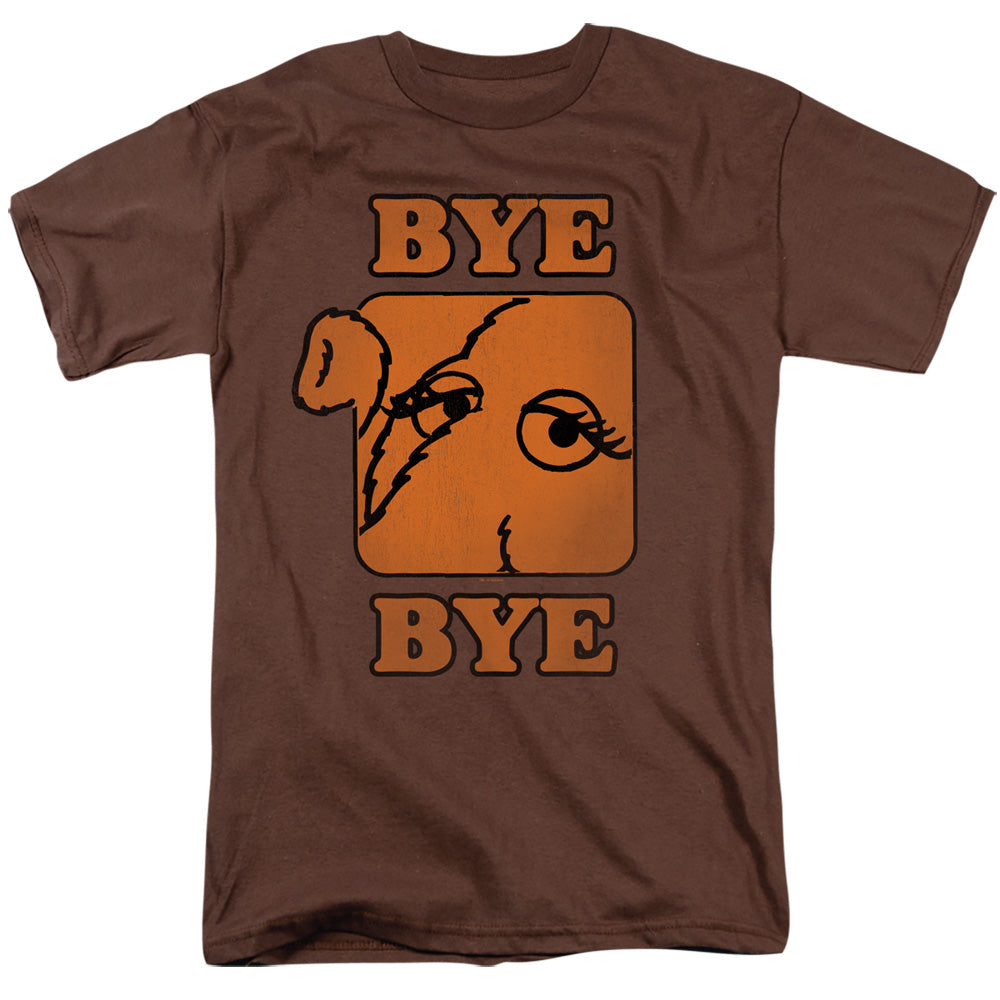 SESAME STREET/BYE BYE - S/S ADULT 18/1 - COFFEE