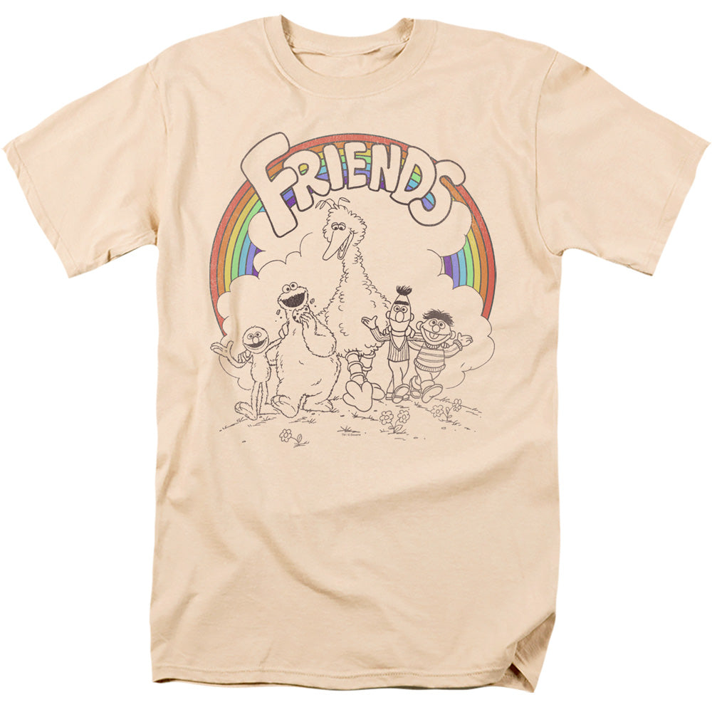 SESAME STREET/FRIENDS - S/S ADULT 18/1 - CREAM