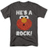 SESAME STREET/HE'S A ROCK - S/S ADULT 18/1 - CHARCOAL