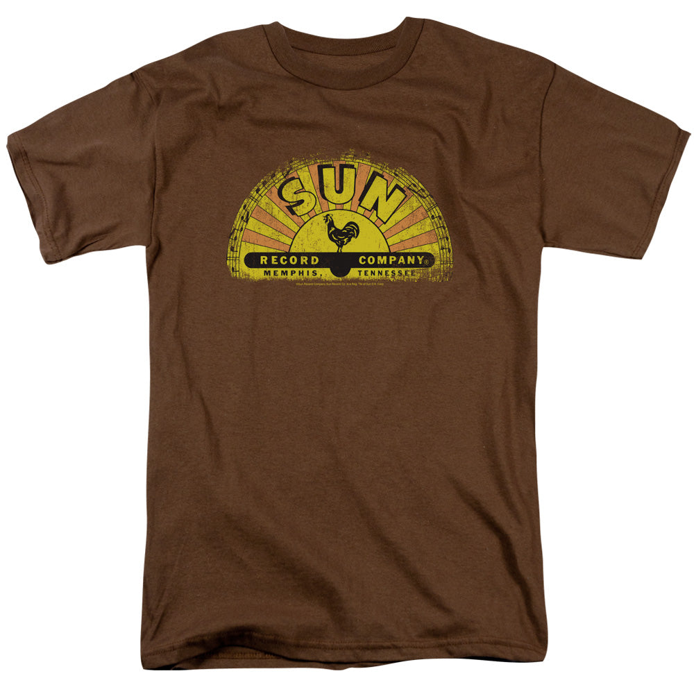 SUN/VINTAGE LOGO - S/S ADULT 18/1 - COFFEE