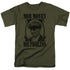 THREE STOOGES/MOE MONEY - S/S ADULT 18/1 - MILITARY GREEN