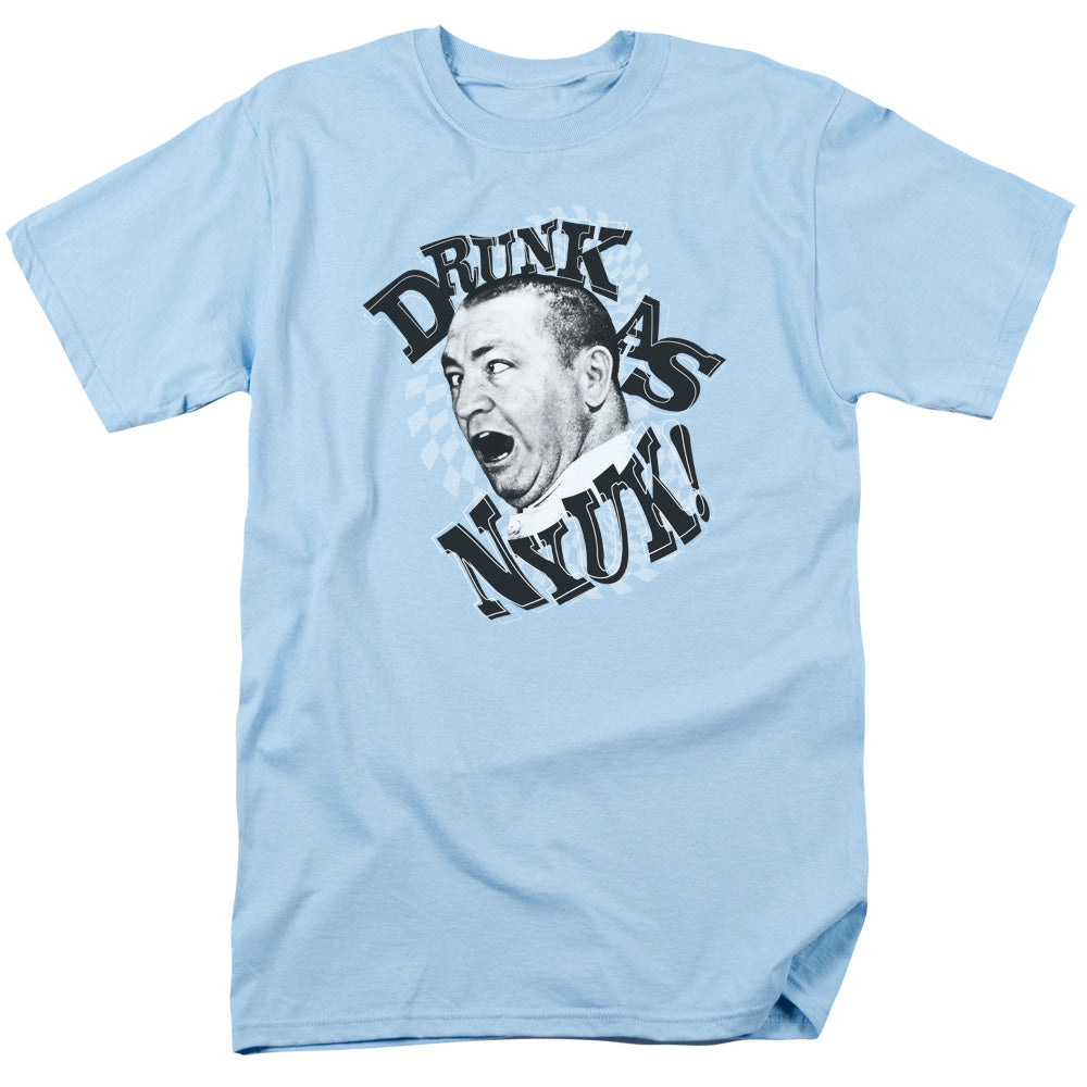 THREE STOOGES/DRUNK - S/S ADULT 18/1 - LIGHT BLUE