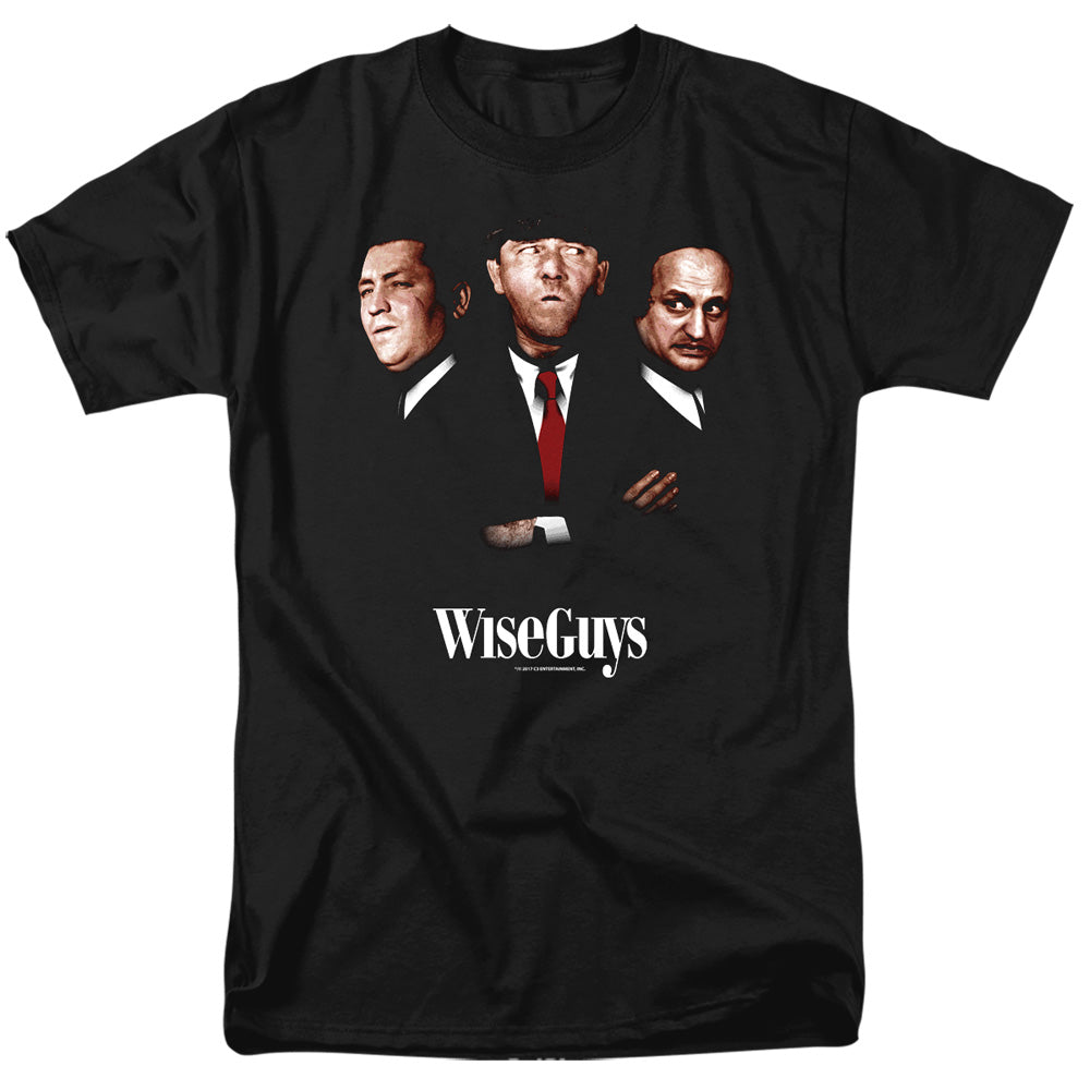THREE STOOGES/WISE GUYS - S/S ADULT 18/1 - BLACK
