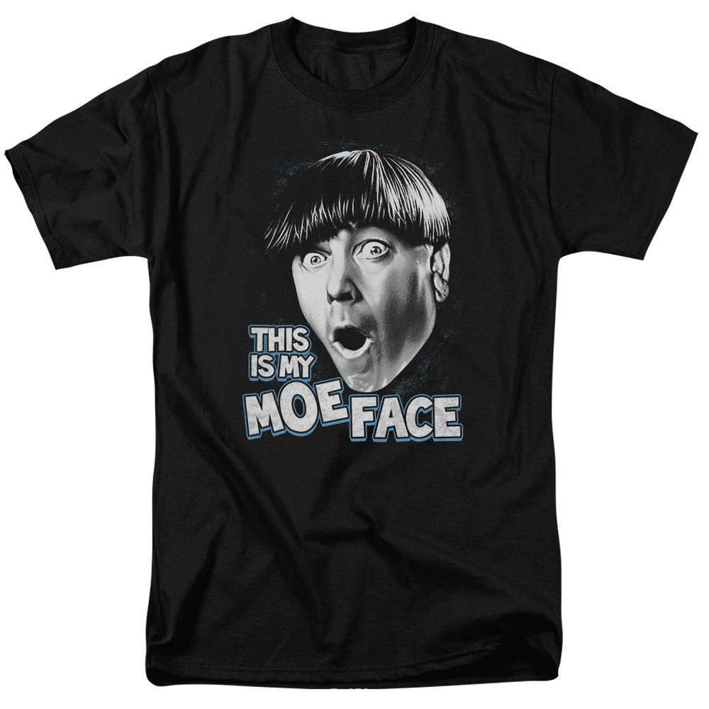 THREE STOOGES/MOE FACE - S/S ADULT 18/1 - BLACK