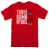 THREE STOOGES/THREE DUMB NYUKS - S/S ADULT 18/1 - RED