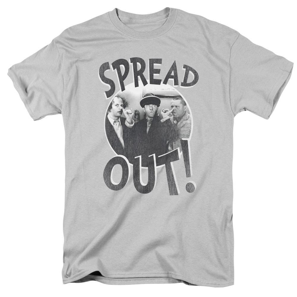 THREE STOOGES/SPREAD OUT - S/S ADULT 18/1 - SILVER