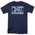 THREE STOOGES/THREE SQUARES - S/S ADULT 18/1 - NAVY