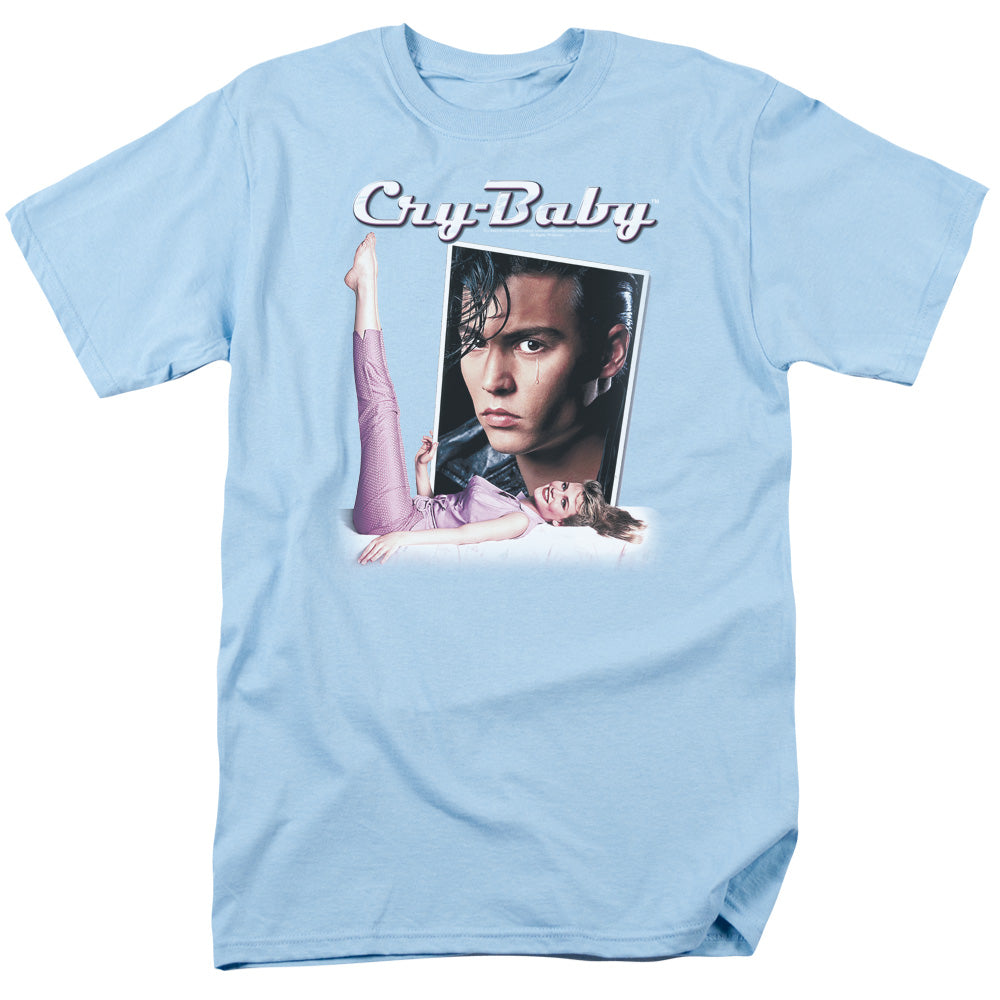 CRY BABY/TITLE - S/S ADULT 18/1 - LIGHT BLUE