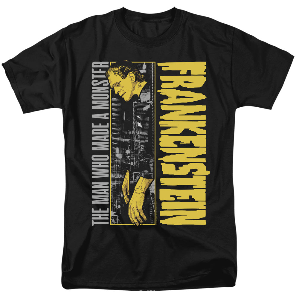 UNIVERSAL MONSTERS/THE MAN WHO MADE A - S/S ADULT 18/1 - BLACK