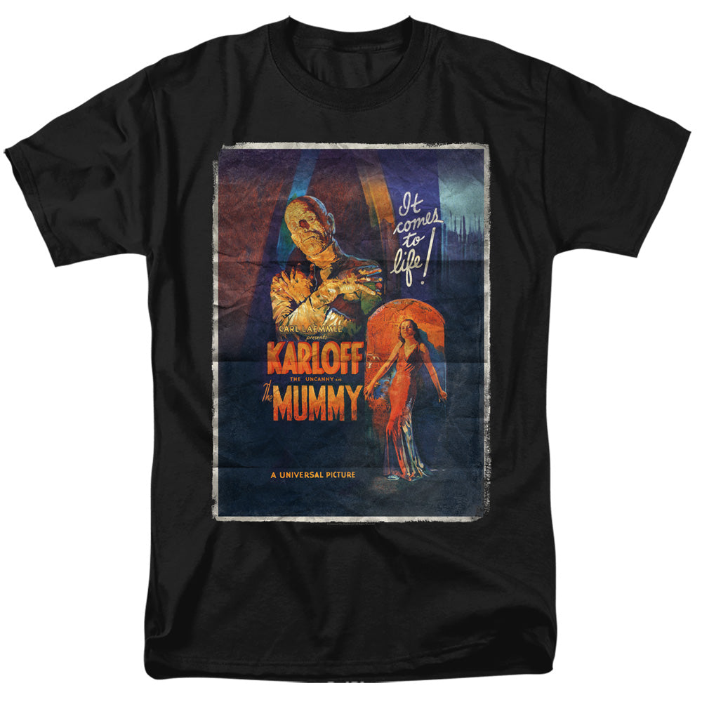 UNIVERSAL MONSTERS/MUMMY ONE SHEET - S/S ADULT 18/1 - BLACK