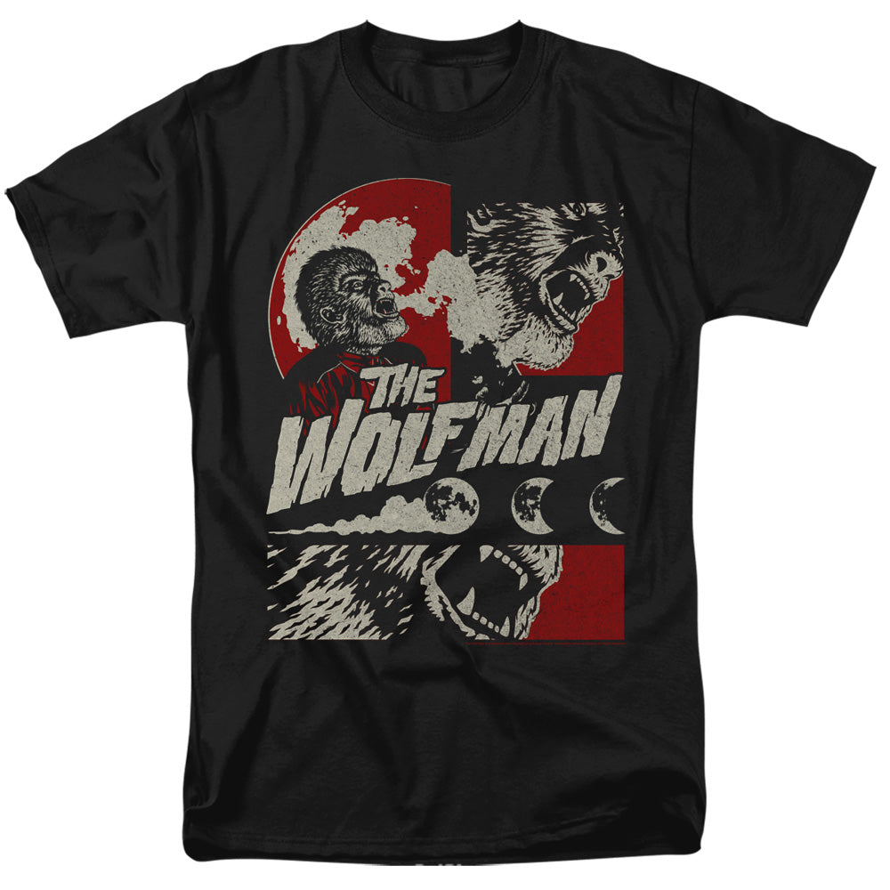 UNIVERSAL MONSTERS/WHEN THE WOLFBANE BLOOMS - S/S ADULT 18/1 - BLACK