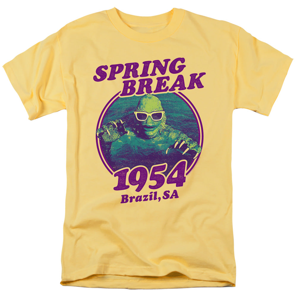 UNIVERSAL MONSTERS/CREATURE VACATION - S/S ADULT 18/1 - BANANA
