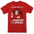 UNIVERSAL MONSTERS/THE PHANTOM - S/S ADULT 18/1 - RED