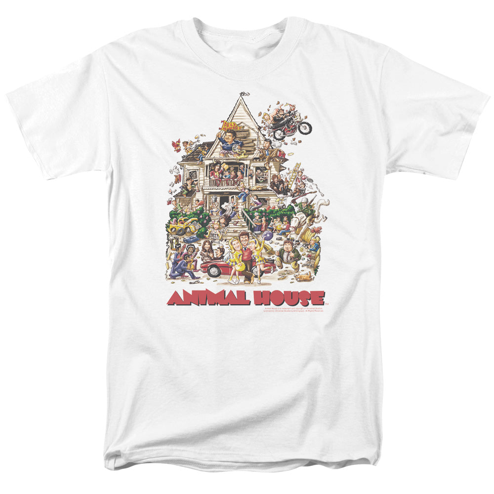 ANIMAL HOUSE/POSTER ART - S/S ADULT 18/1 - WHITE