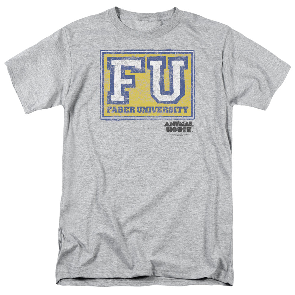 ANIMAL HOUSE/FABER UNIVERSITY - S/S ADULT 18/1 - ATHLETIC HEATHER