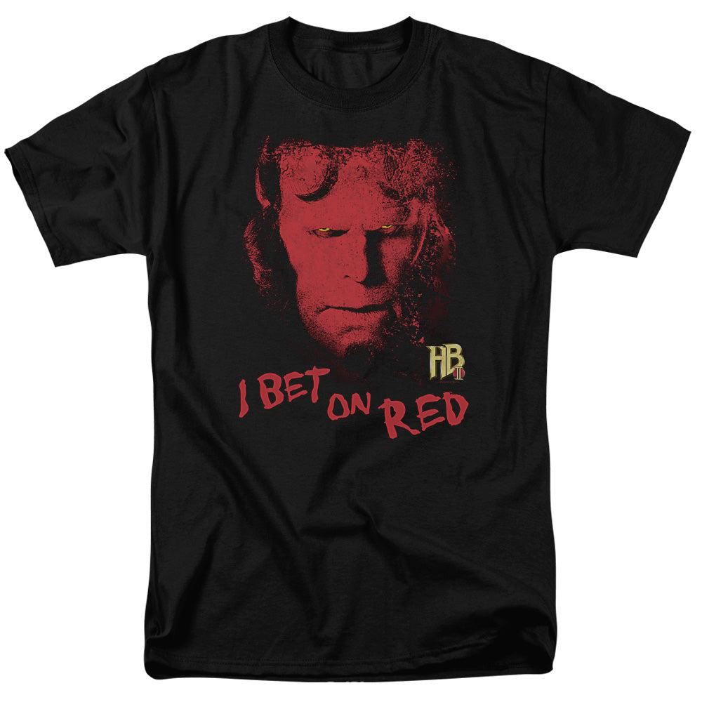 HELLBOY II/I BET ON RED - S/S ADULT 18/1 - BLACK