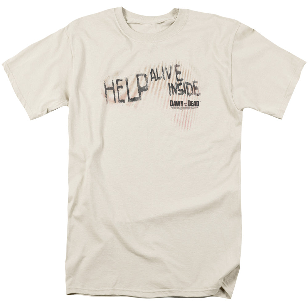 DAWN OF THE DEAD/HELP ALIVE INSIDE - S/S ADULT 18/1 - CREAM