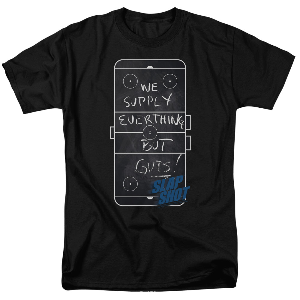 SLAP SHOT/CHALKBOARD - S/S ADULT 18/1 - BLACK
