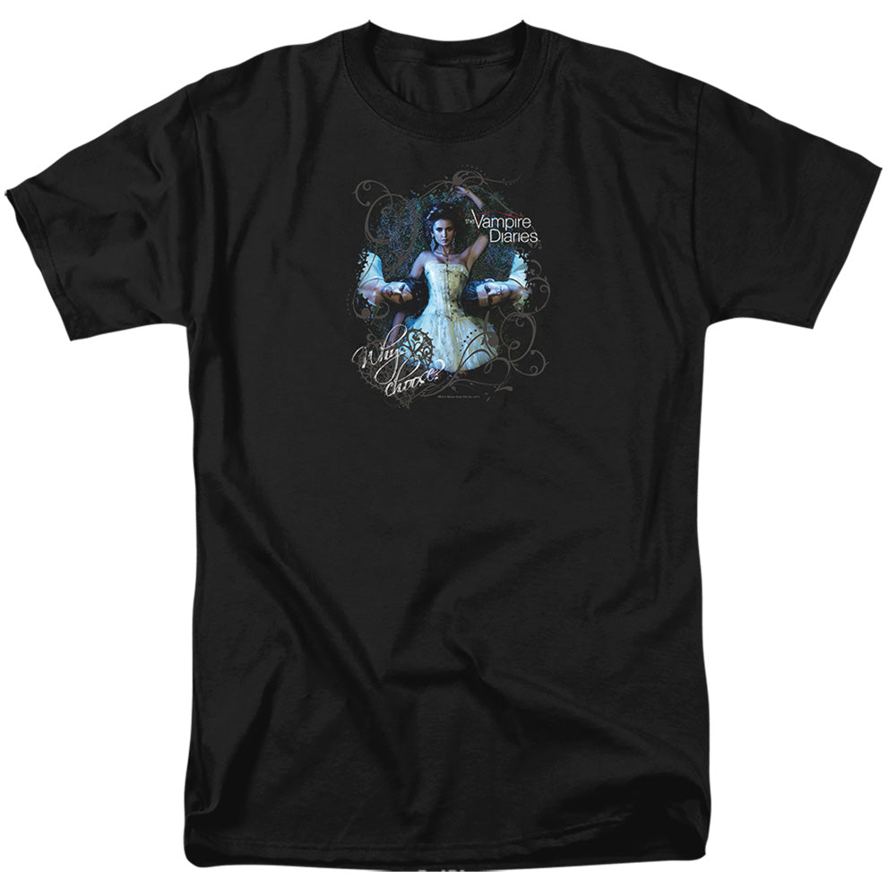 VAMPIRE DIARIES/WHY CHOOSE - S/S ADULT 18/1 - BLACK