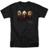 VAMPIRE DIARIES/STAINED WINDOWS - S/S ADULT 18/1 - BLACK