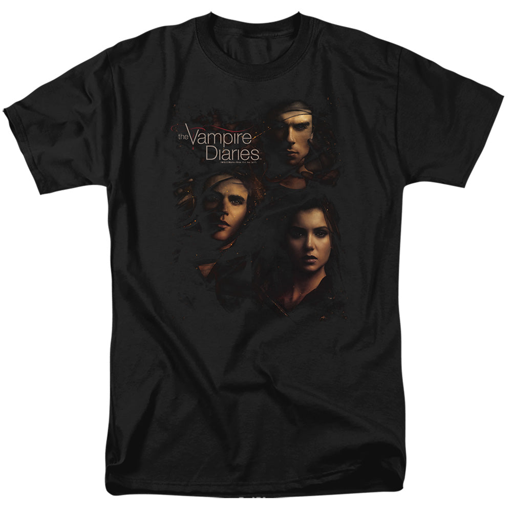 VAMPIRE DIARIES/SMOKEY VEIL - S/S ADULT 18/1 - BLACK