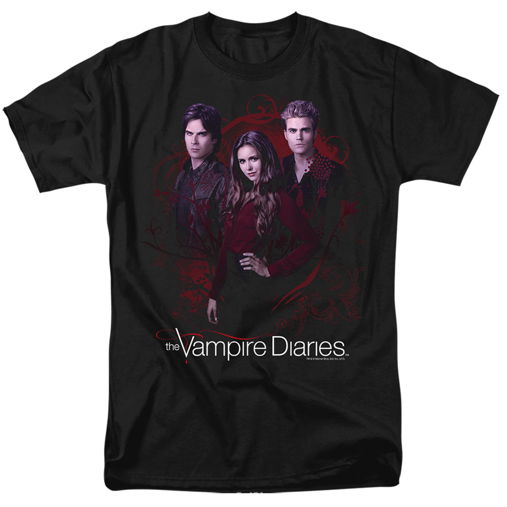 VAMPIRE DIARIES/COMPANY OF THREE - S/S ADULT 18/1 - BLACK