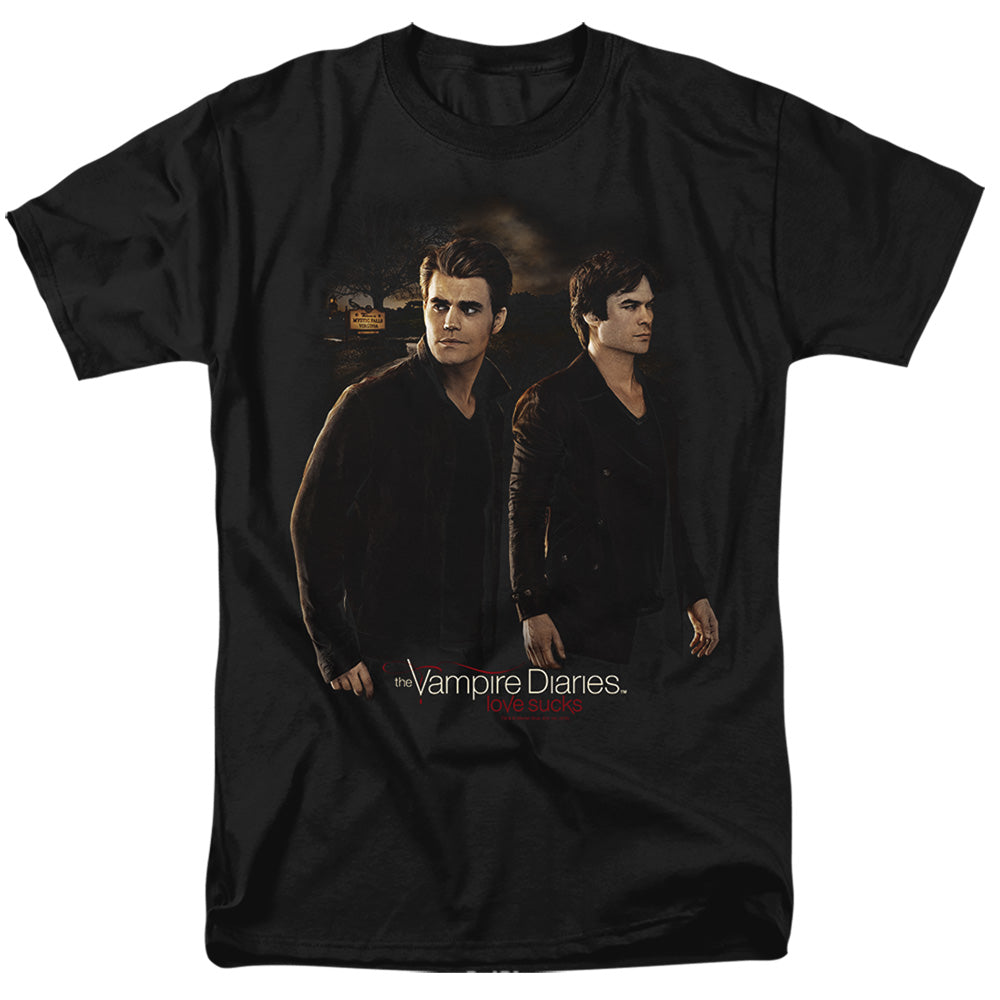 VAMPIRE DIARIES/BROTHERS - S/S ADULT 18/1 - BLACK