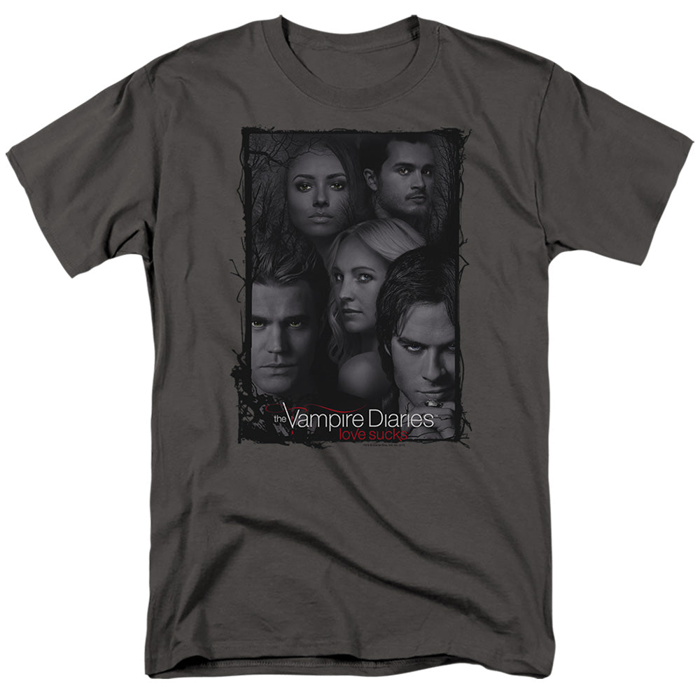 VAMPIRE DIARIES/SO HERE WE ARE - S/S ADULT 18/1 - CHARCOAL