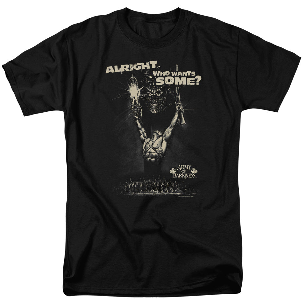 ARMY OF DARKNESS/WANT SOME - S/S ADULT 18/1 - BLACK