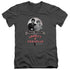 ABBOTT & COSTELLO/SUPER SLEUTHS - S/S ADULT V-NECK 30/1 - CHARCOAL
