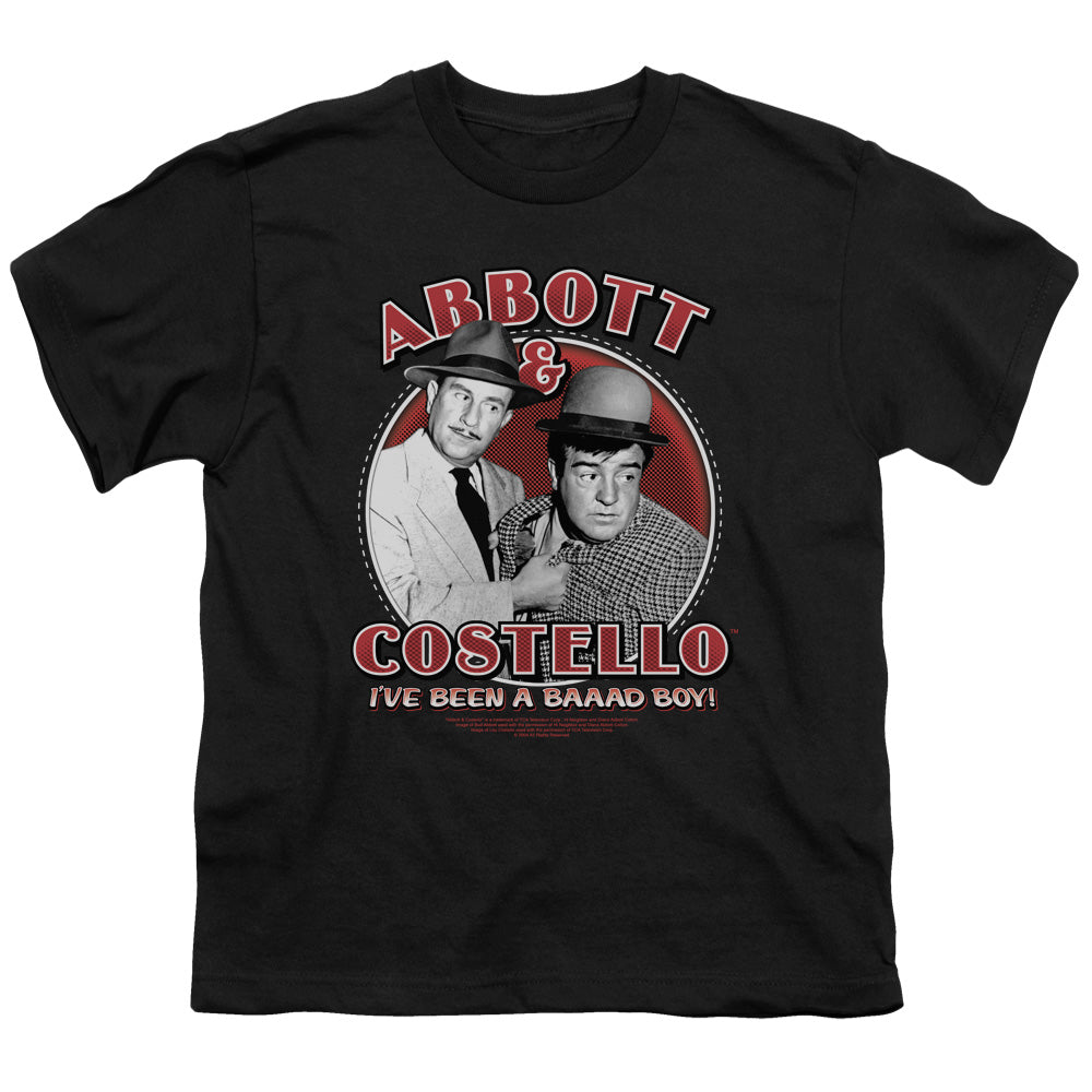 ABBOTT & COSTELLO/BAD BOY - S/S YOUTH 18/1 - BLACK