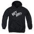 ABBOTT & COSTELLO/HEY ABBOTT - YOUTH PULLOVER HOODIE - BLACK