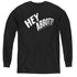 ABBOTT & COSTELLO/HEY ABBOTT - YOUTH LONG SLEEVE TEE - BLACK