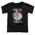 ABBOTT & COSTELLO/FIRST - S/S TODDLER TEE - BLACK