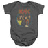 ACDC/HIGHWAY TO HELL - INFANT SNAPSUIT - CHARCOAL