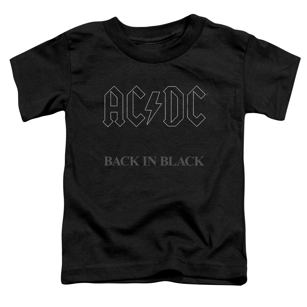 ACDC/BACK IN BLACK - S/S TODDLER TEE - BLACK