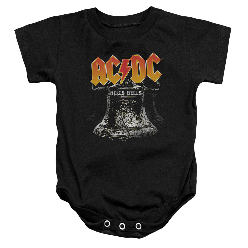 ACDC/HELLS BELLS - INFANT SNAPSUIT - BLACK