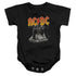 ACDC/HELLS BELLS - INFANT SNAPSUIT - BLACK