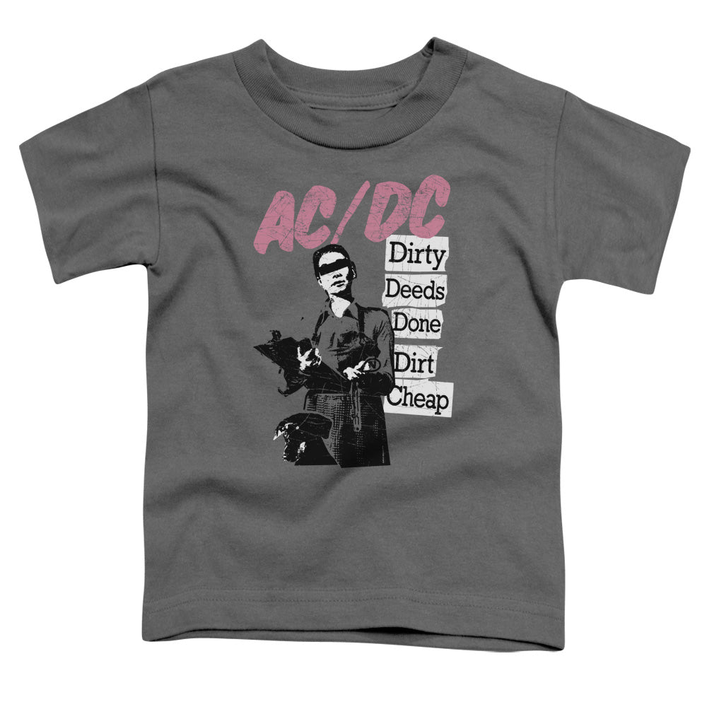 ACDC/DIRTY DEEDS - S/S TODDLER TEE - CHARCOAL