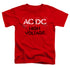 ACDC/HIGH VOLTAGE STENCIL - S/S TODDLER TEE - RED
