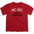 ACDC/HIGH VOLTAGE STENCIL - S/S YOUTH 18/1 - RED