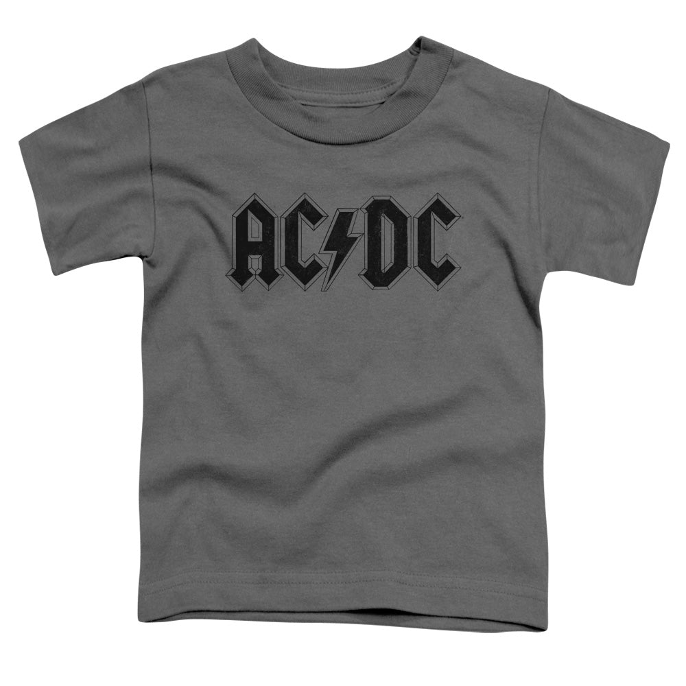 ACDC/WORN LOGO - S/S TODDLER TEE - CHARCOAL