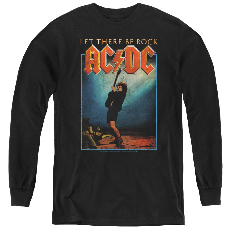 ACDC/LET THERE BE ROCK - YOUTH LONG SLEEVE TEE - BLACK