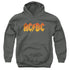 ACDC/LOGO - YOUTH PULLOVER HOODIE - CHARCOAL