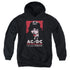 ACDC/HIGH VOLTAGE LIVE 1975 - YOUTH PULLOVER HOODIE - BLACK
